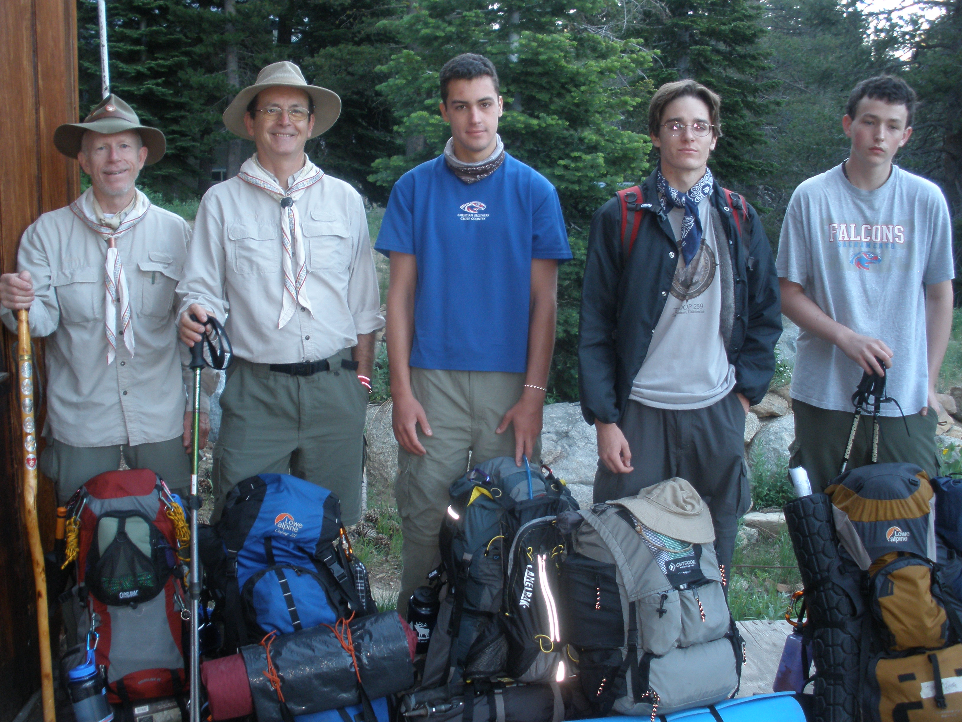 Departing Echo Lake 2011